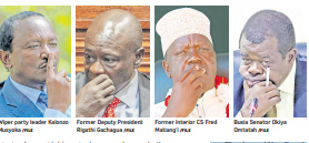 Hurdles galore for Ruto rivals