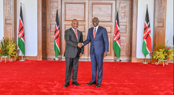 Ruto bids farewell to Angolan Ambassador Abilio