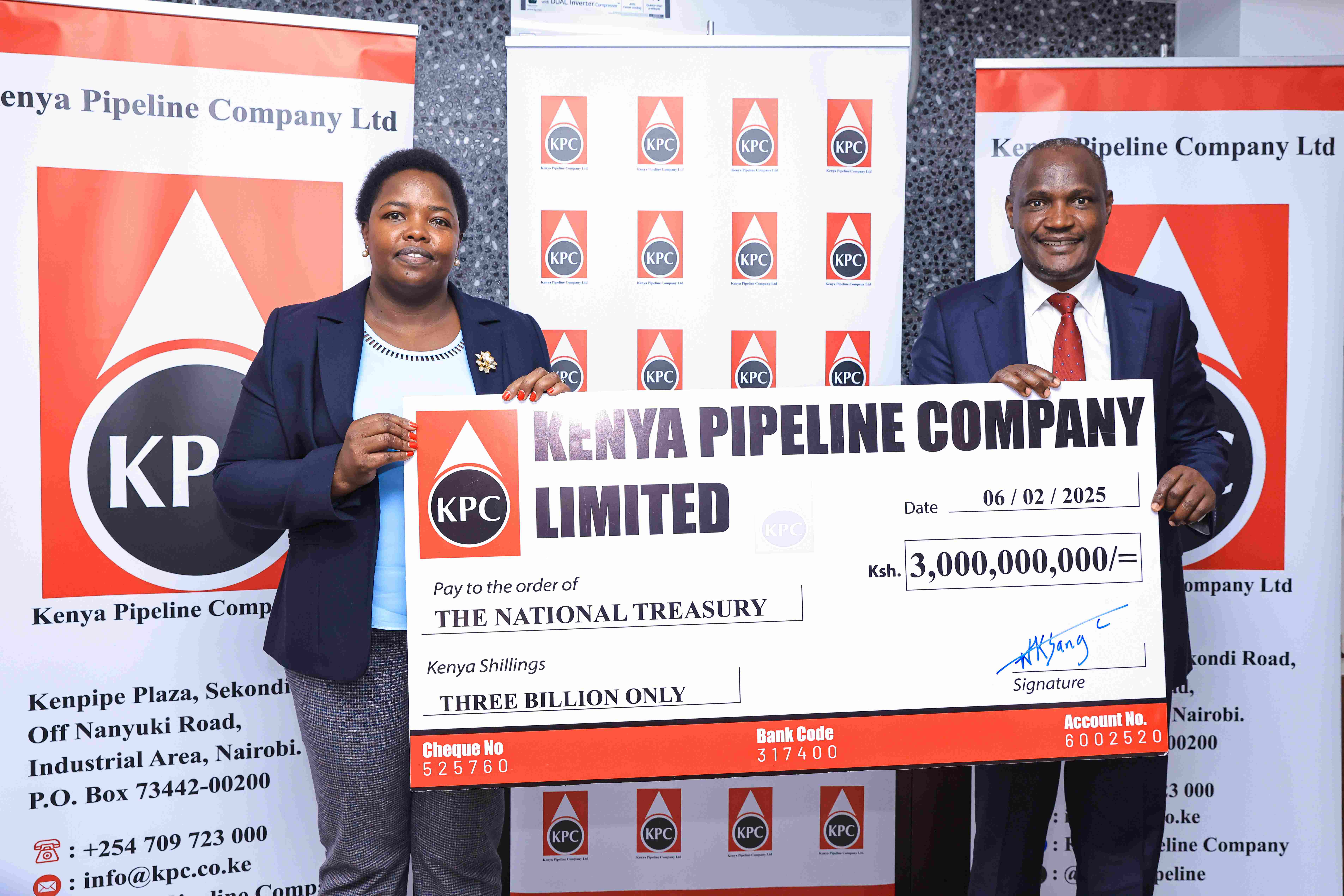 KPC eyes NSE listing as it hands Sh3bn dividend to Treasury