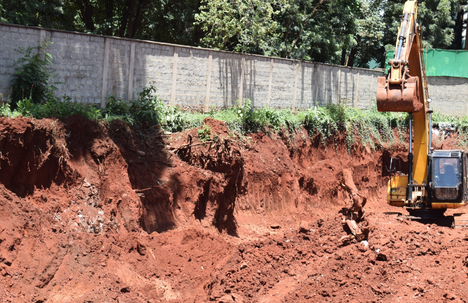 Westlands Primary raises alarm over excavation next to school wall