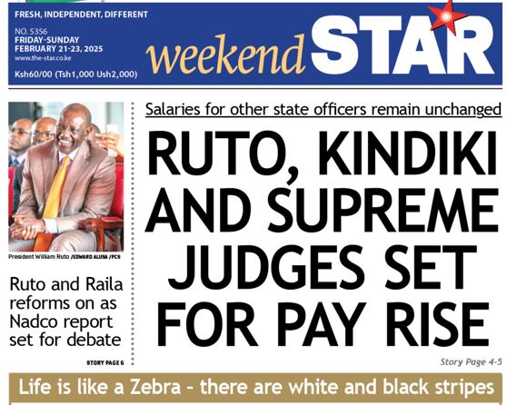 News Brief: Ruto, Kindiki and Supreme Judges set for pay rise