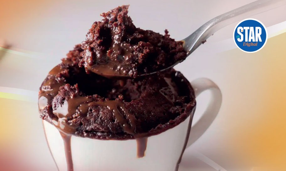 Ingredients needed to prepare a mug cake