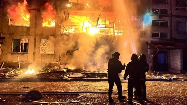 Russian strike kills 11 in town near Donetsk, Ukraine says