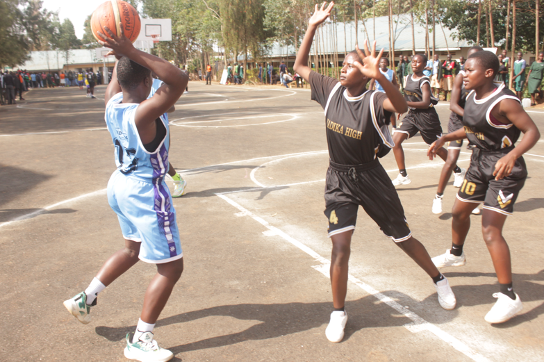 Action between Nyakach Girls’ and Kadika /ANGWENYI GICHANA