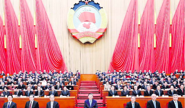 Goodies, lessons in Chinese MPs' meeting