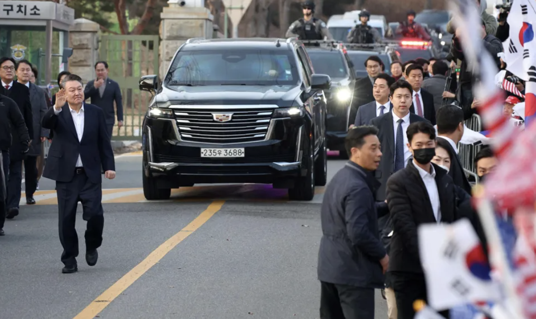 South Korea's impeached president Yoon released from detention