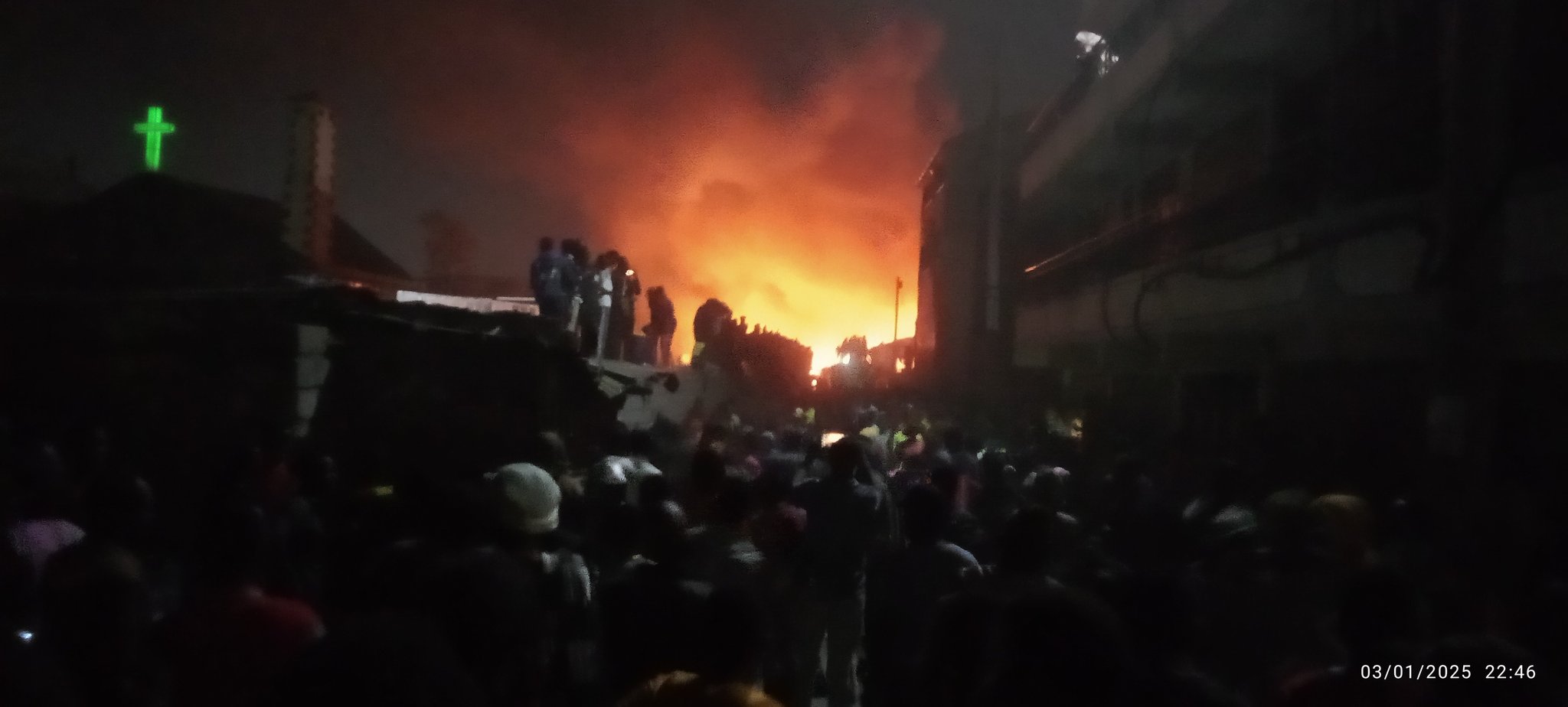 Several injured as fire razes houses in Tassia, Embakasi