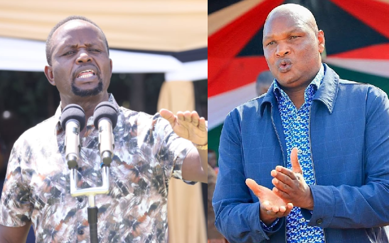 I don't fear you! Natembeya tells Ruto's aide  Farouk