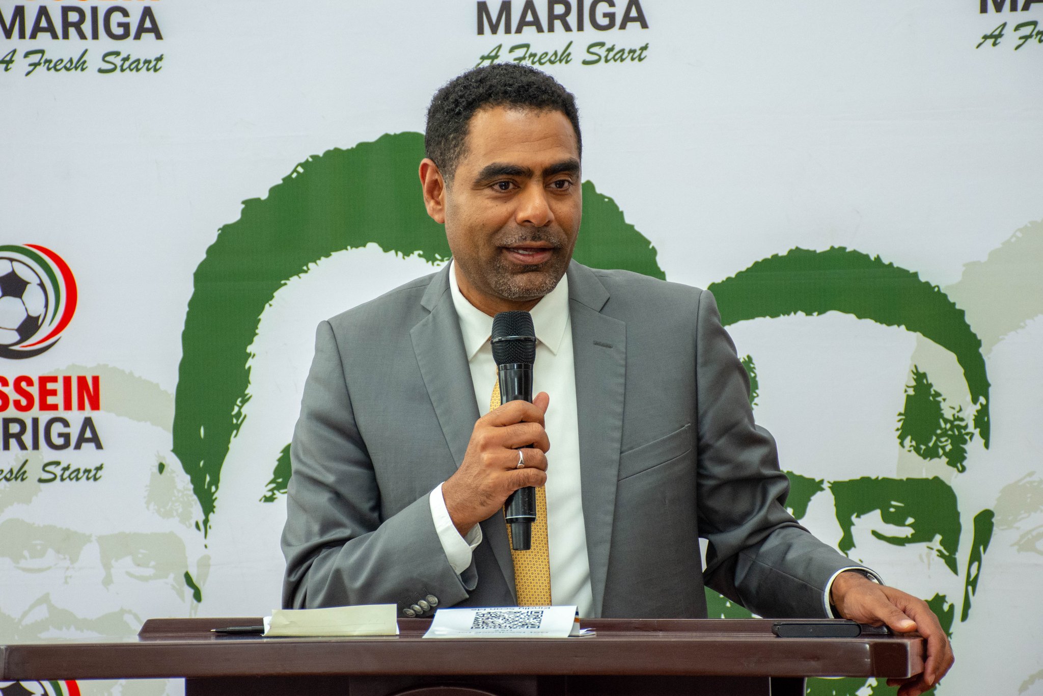 Football Kenya Federation (FKF) president Hussein Mohammed