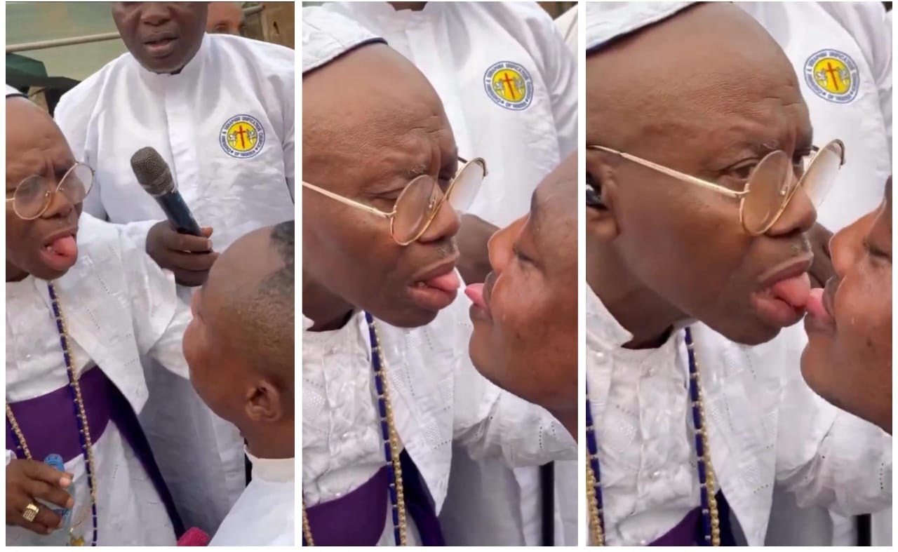 Watch: Nigerian Archbishop's Act Causes Public Uproar
