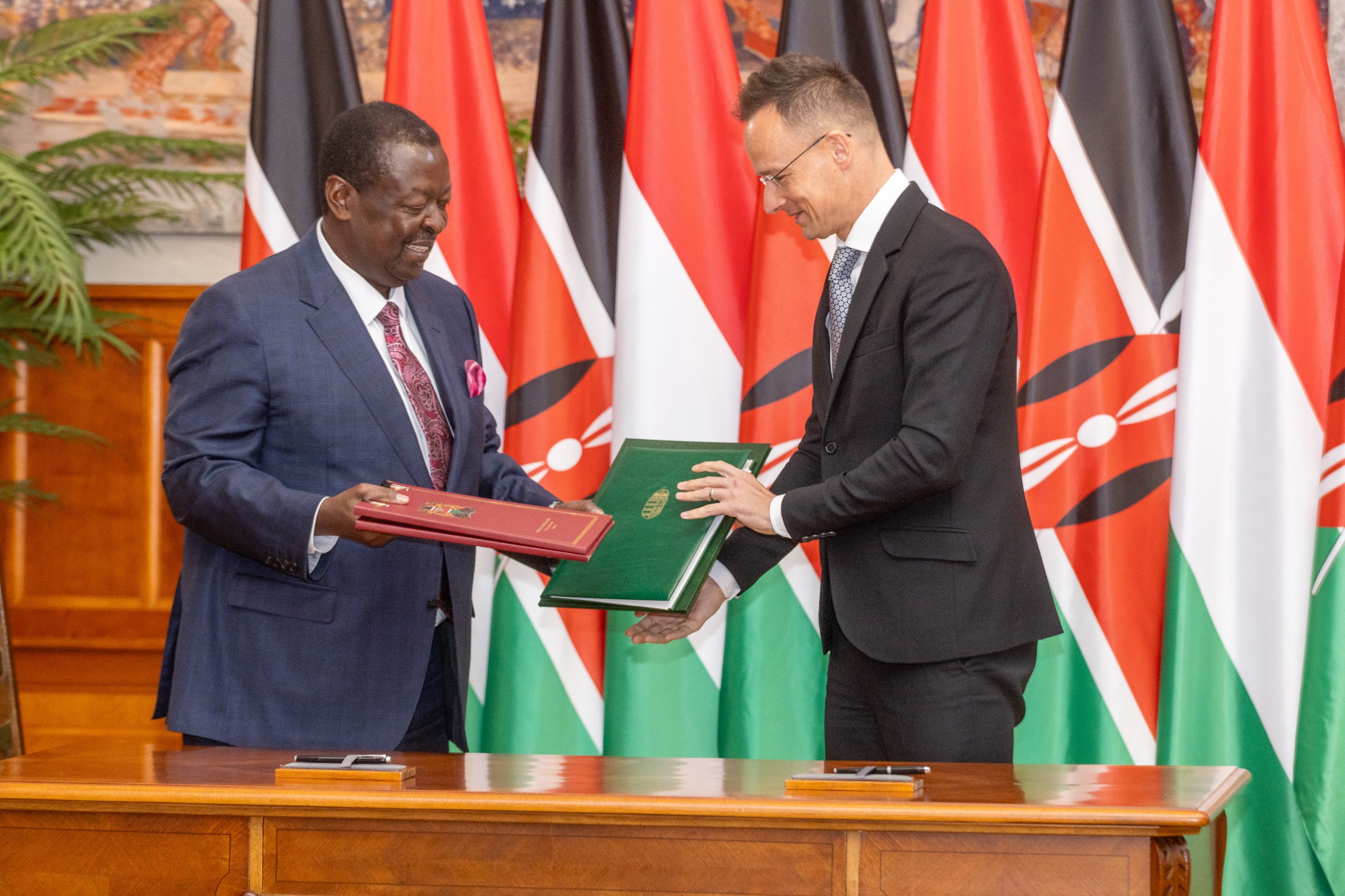 Mudavadi: Kenya, Hungary sign MoUs