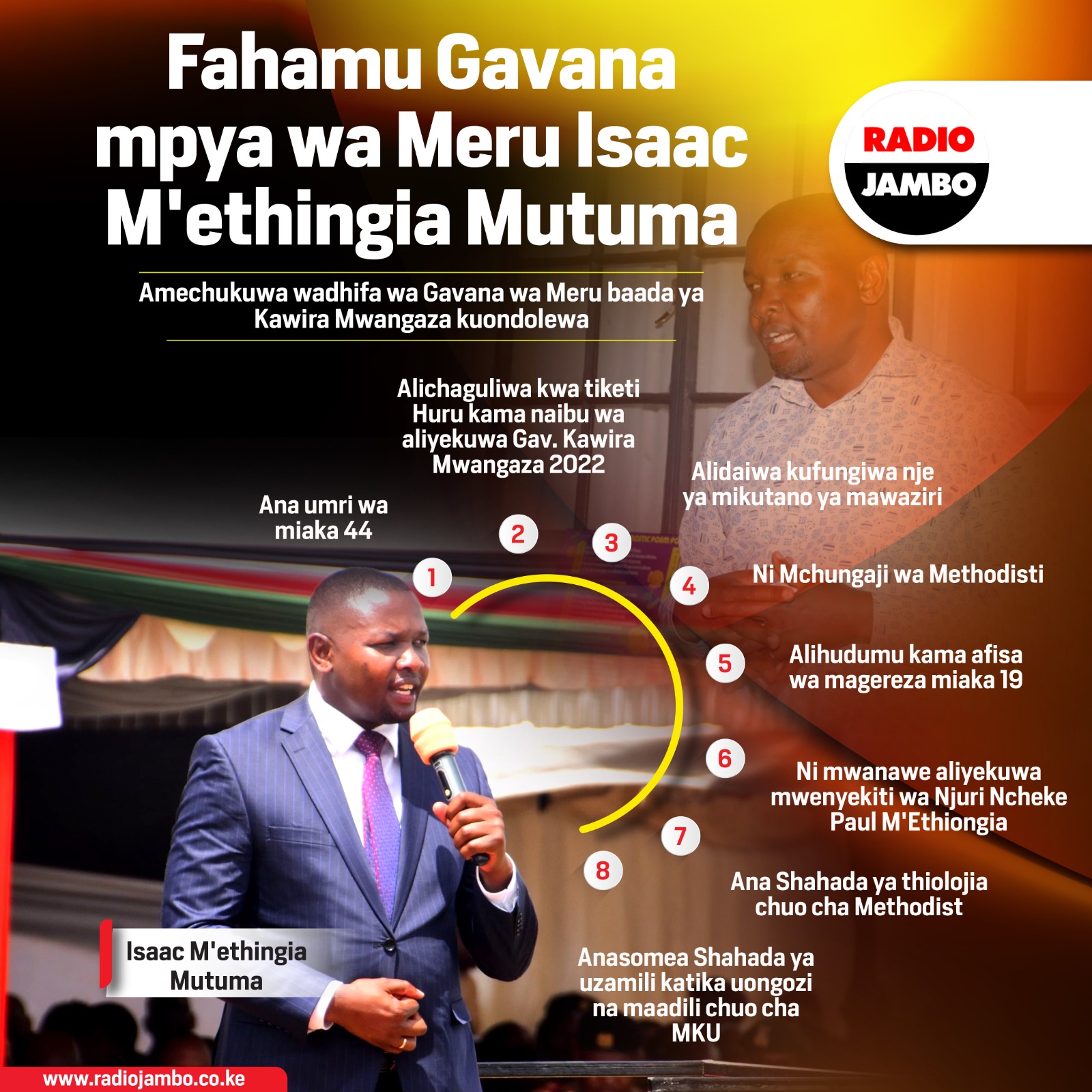 Isaac M'ethingia Mutuma: Mfahamu kwa undani gavana wa 4 wa Meru