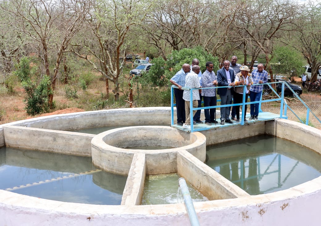 Relief for residents as Governor Mutula, PS Harsama commission Sh55m Uyi earth dam