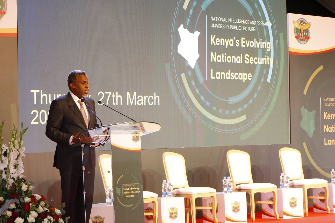 Mkurugenzi wa NIS Noordin Haji na mkuu wa majeshi Charles Kahariri wazungumzia hali ya usalama wa taifa