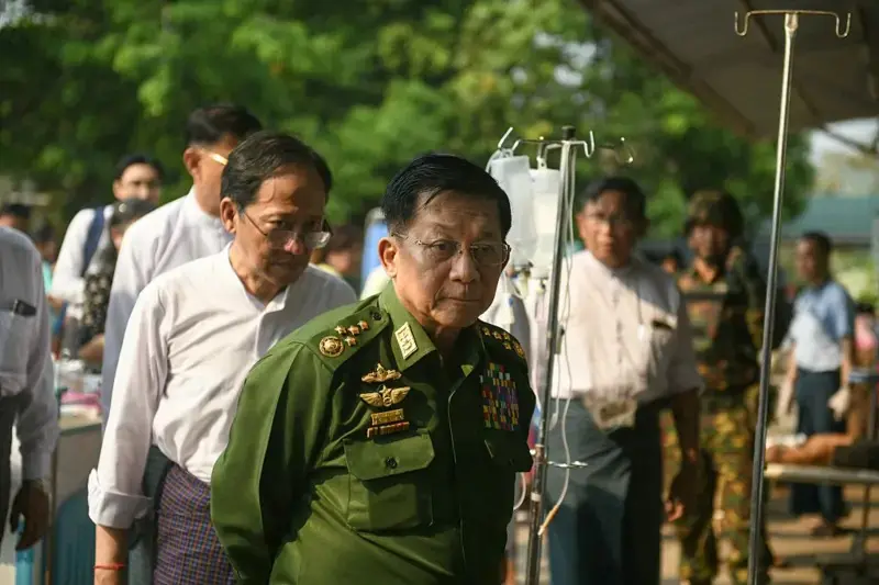 Jeshi la Myanmar lilifanya mashambulizi ya anga baada ya tetemeko la ardhi