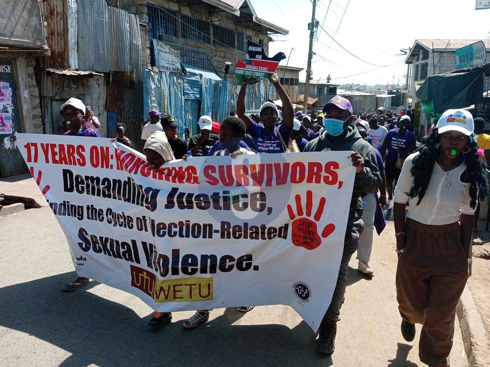 17 years on: Kibra march honours survivors of poll violence