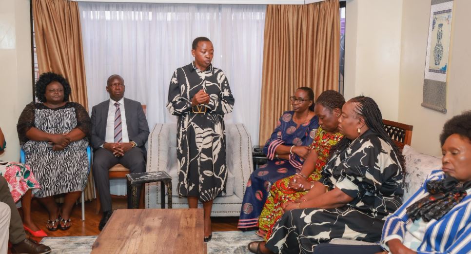 [PHOTOS] First Lady Rachel, Mama Ida condole with MP Elachi