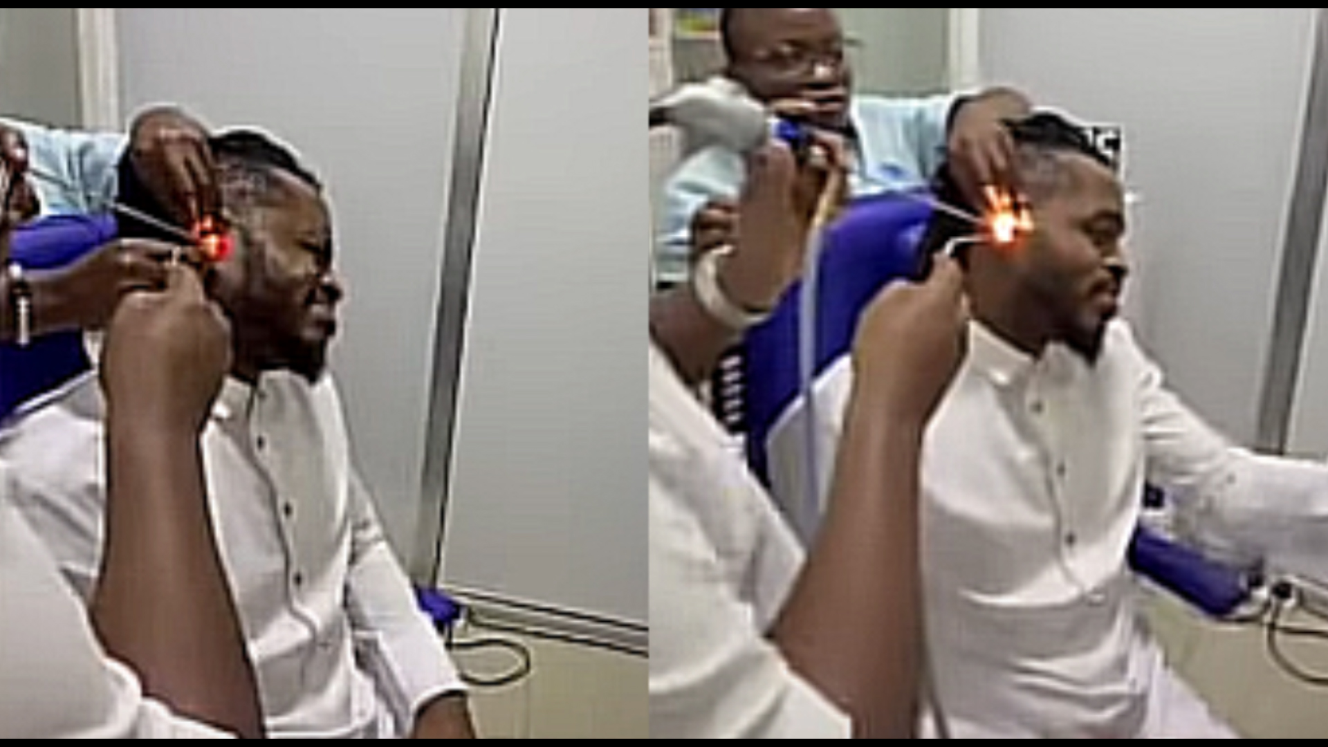 Diamond Platnumz atafuta msaada hospitalini kutolewa nta baada ya masikio kuziba