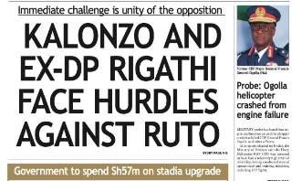 News Brief: Kalonzo, Gachagua face hurdles against Ruto