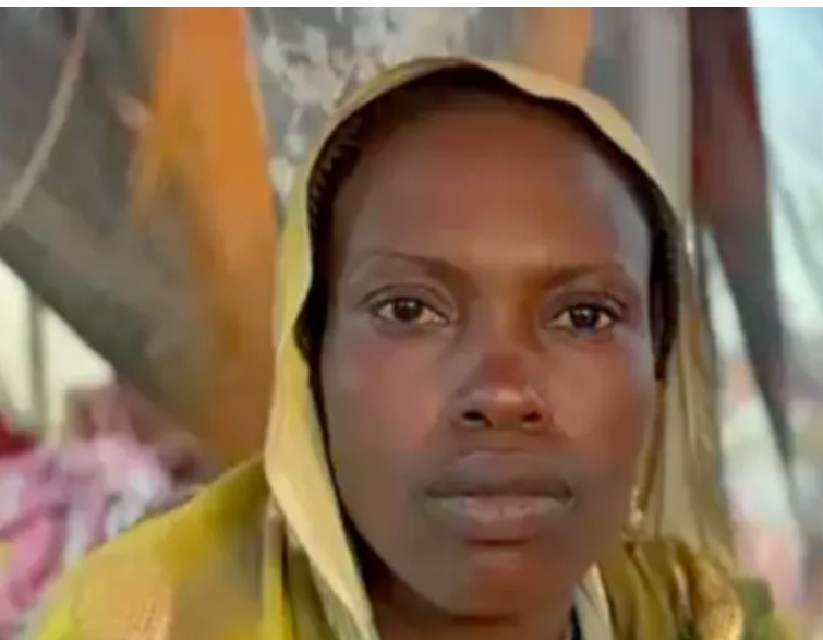 'Child in arms, luggage on my head, I fled Sudan camp for safety'