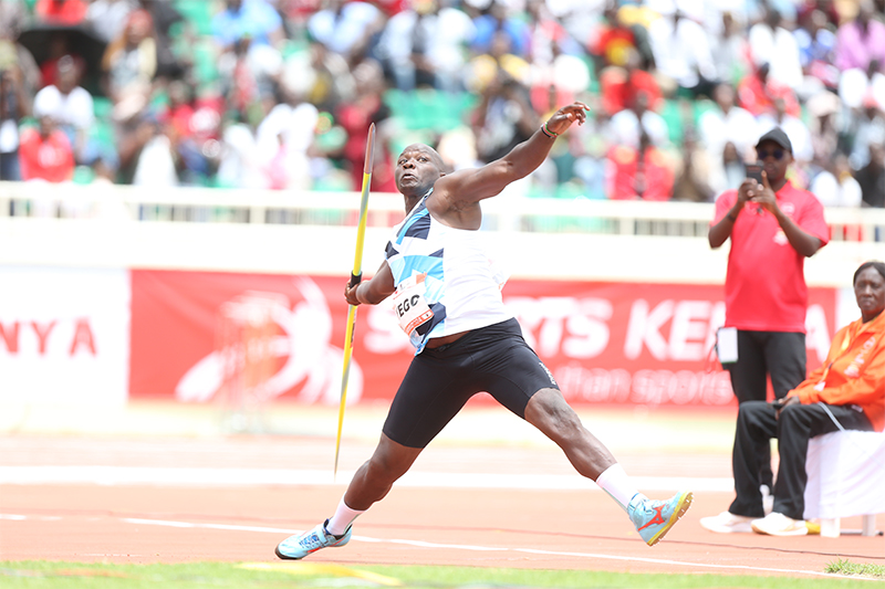 Julius Yego during the 2024 Kip Keino Classic/ HANDOUT