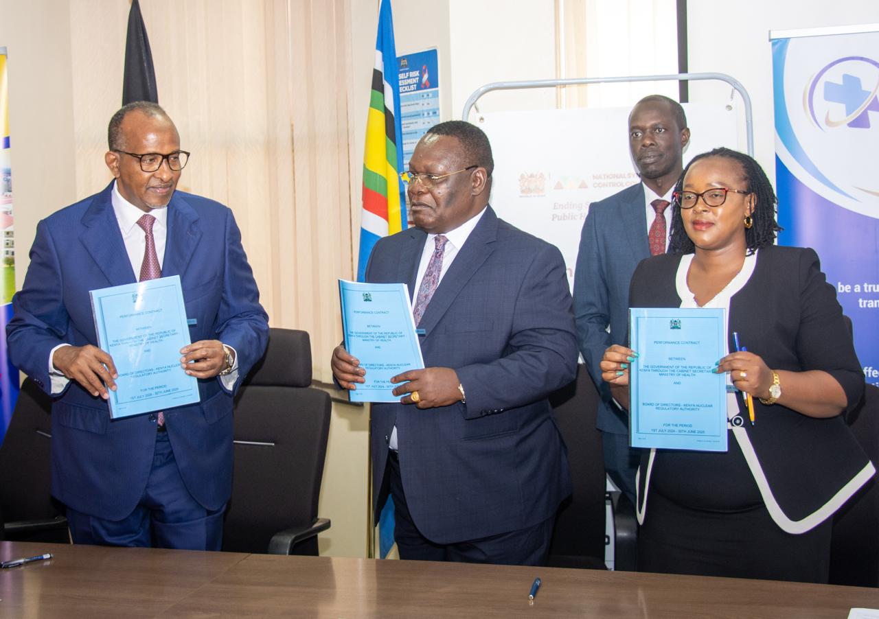 CS Duale oversees performance contract signing with State agencies
