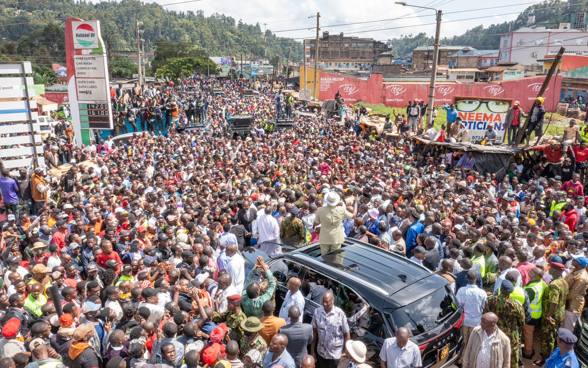 How Ruto's day 2 of Mt Kenya tour went down