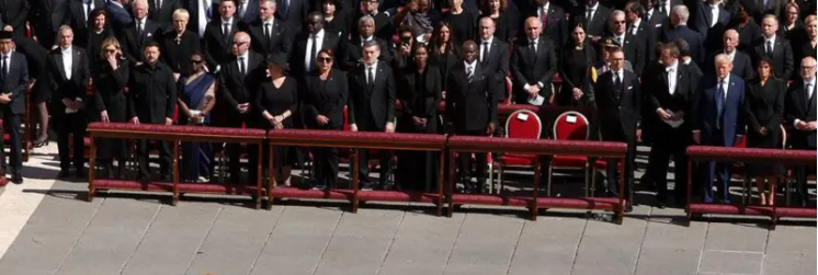 Zelensky and Trump meet before Pope's funeral