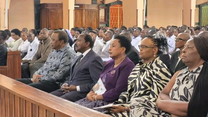 Uhuru, Kalonzo attend late Pope Francis' mass