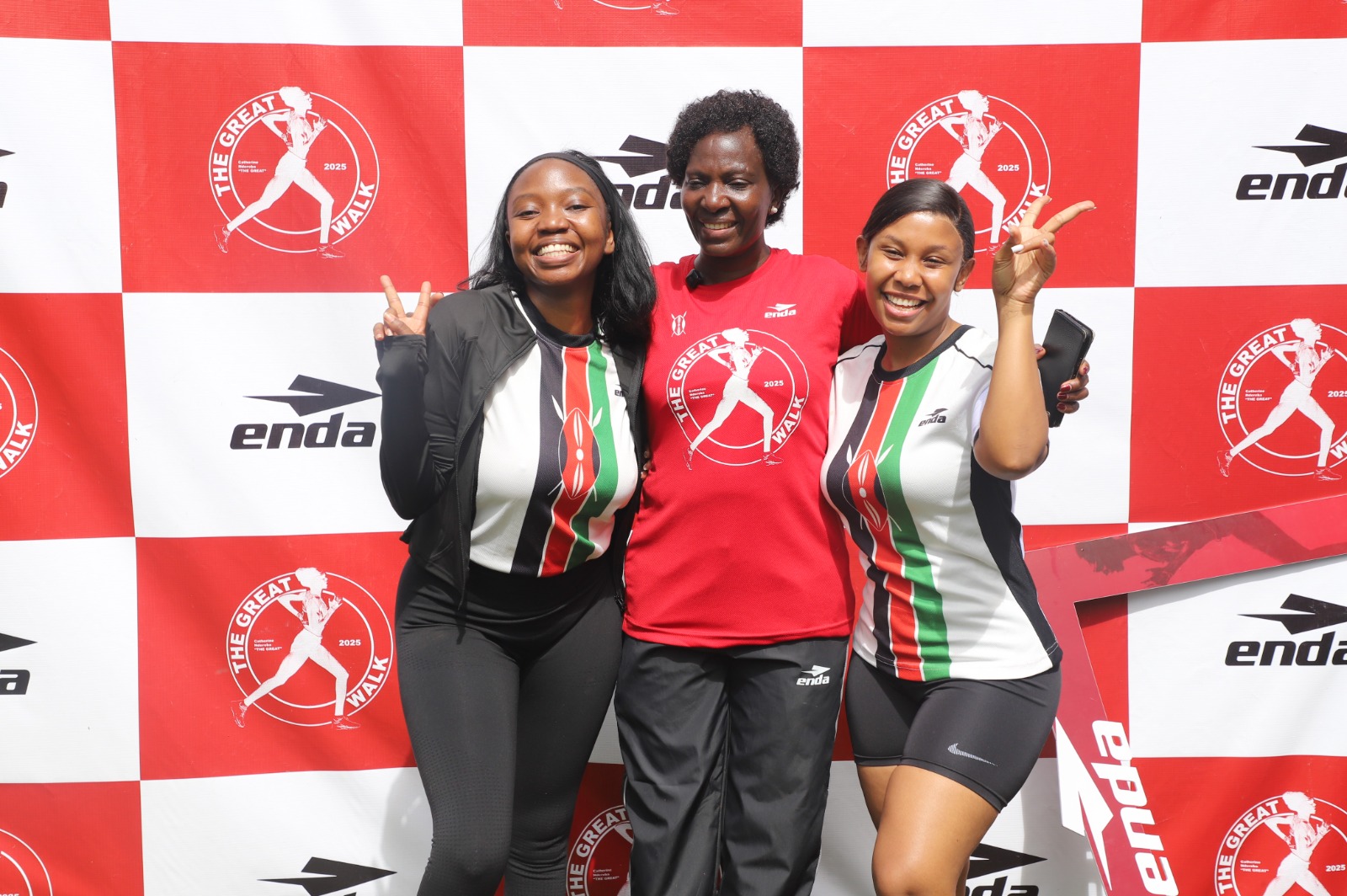 Catherine Ndereba Celebrated in Style at The Great Enda Walk
