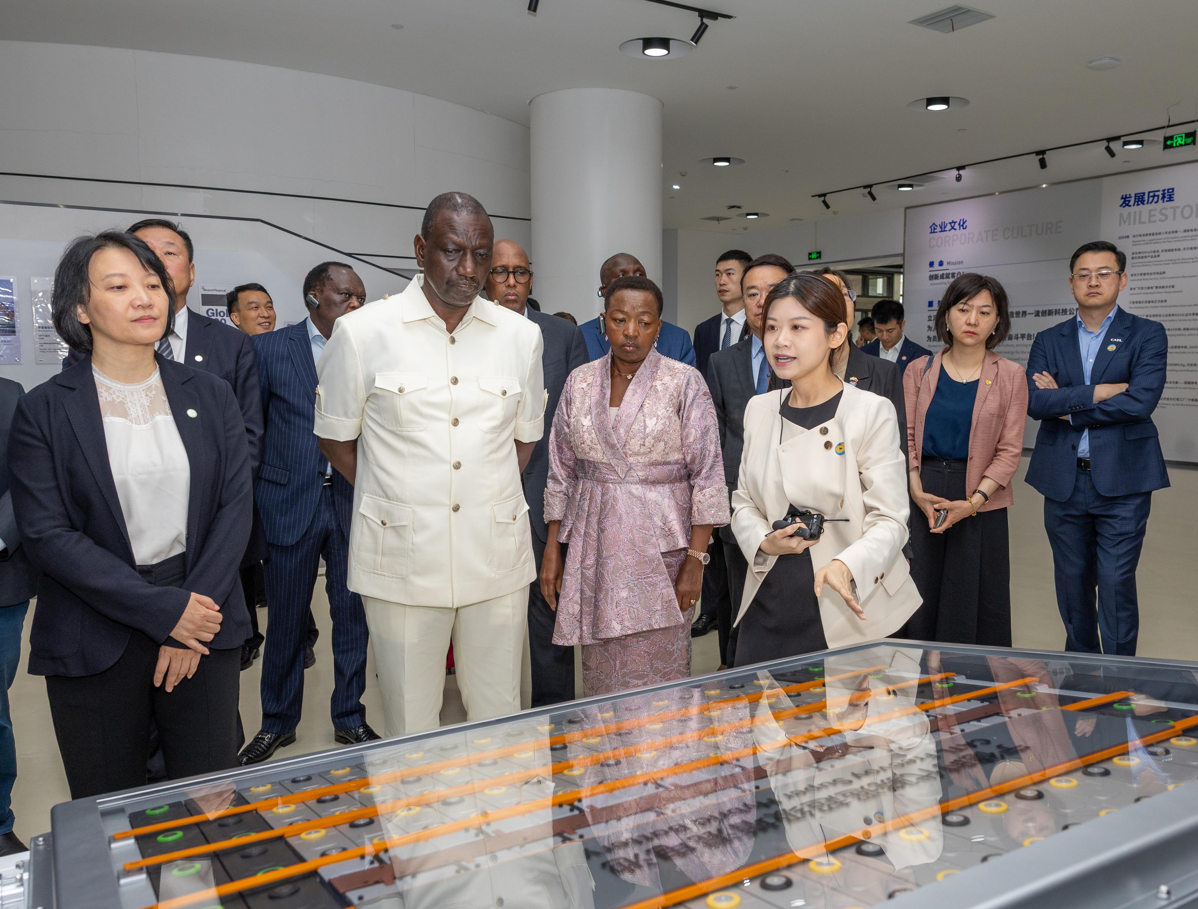 [PHOTOS] Ruto, Rachel tour Ampex Technology in China