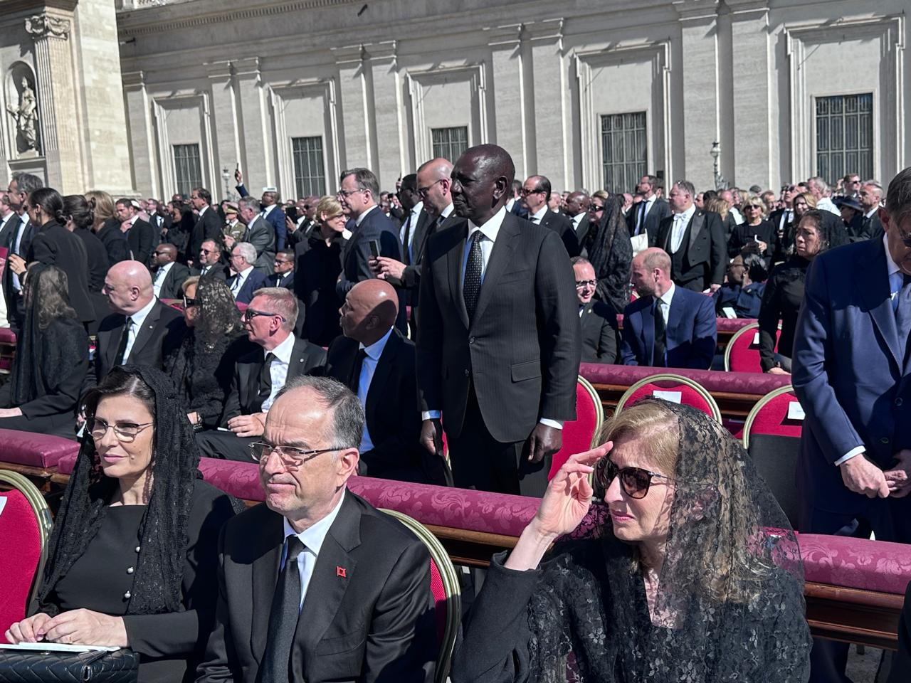 [PHOTOS] Ruto at Pope Francis' burial