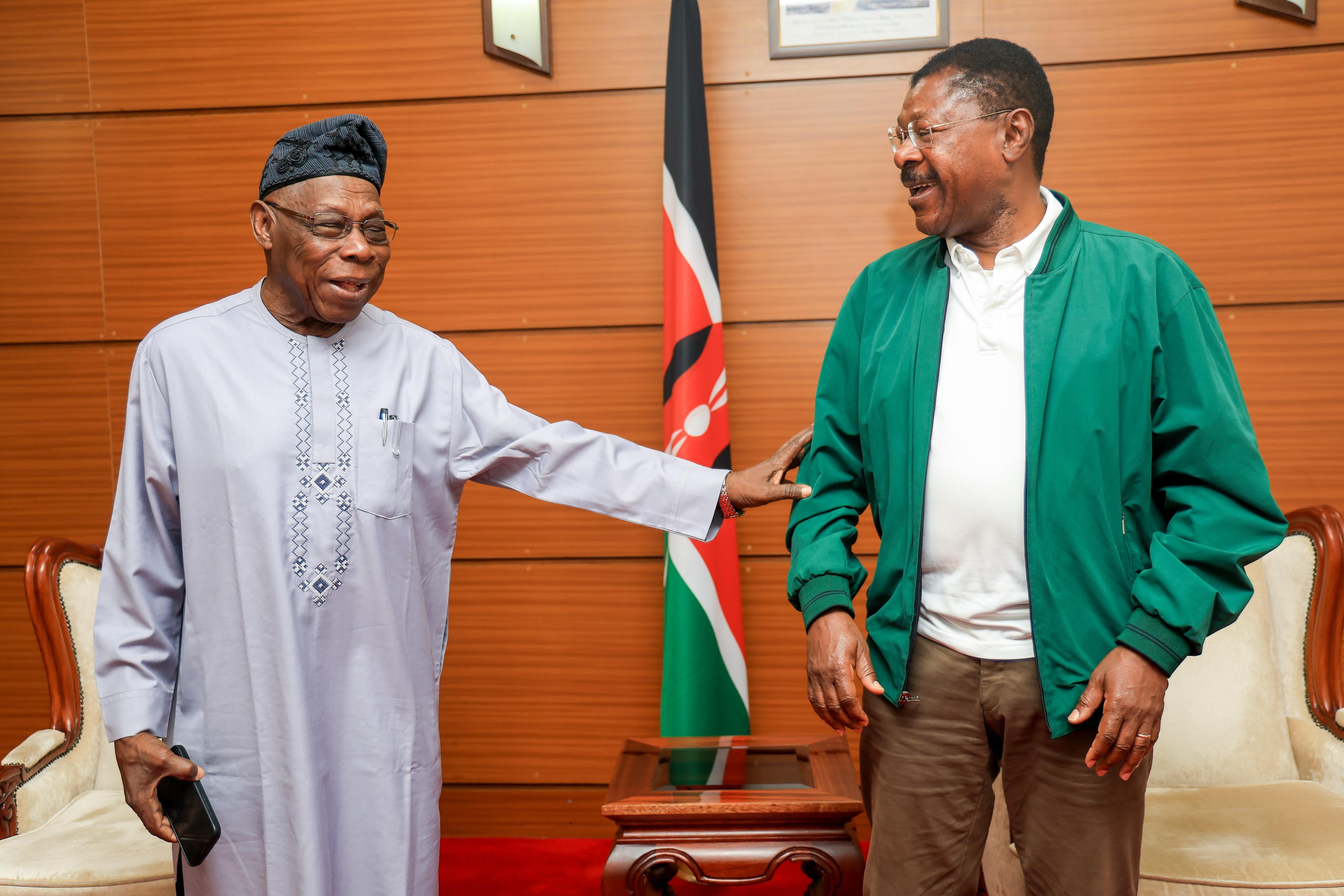 Wetang'ula, Obasanjo meet to discuss regional peace