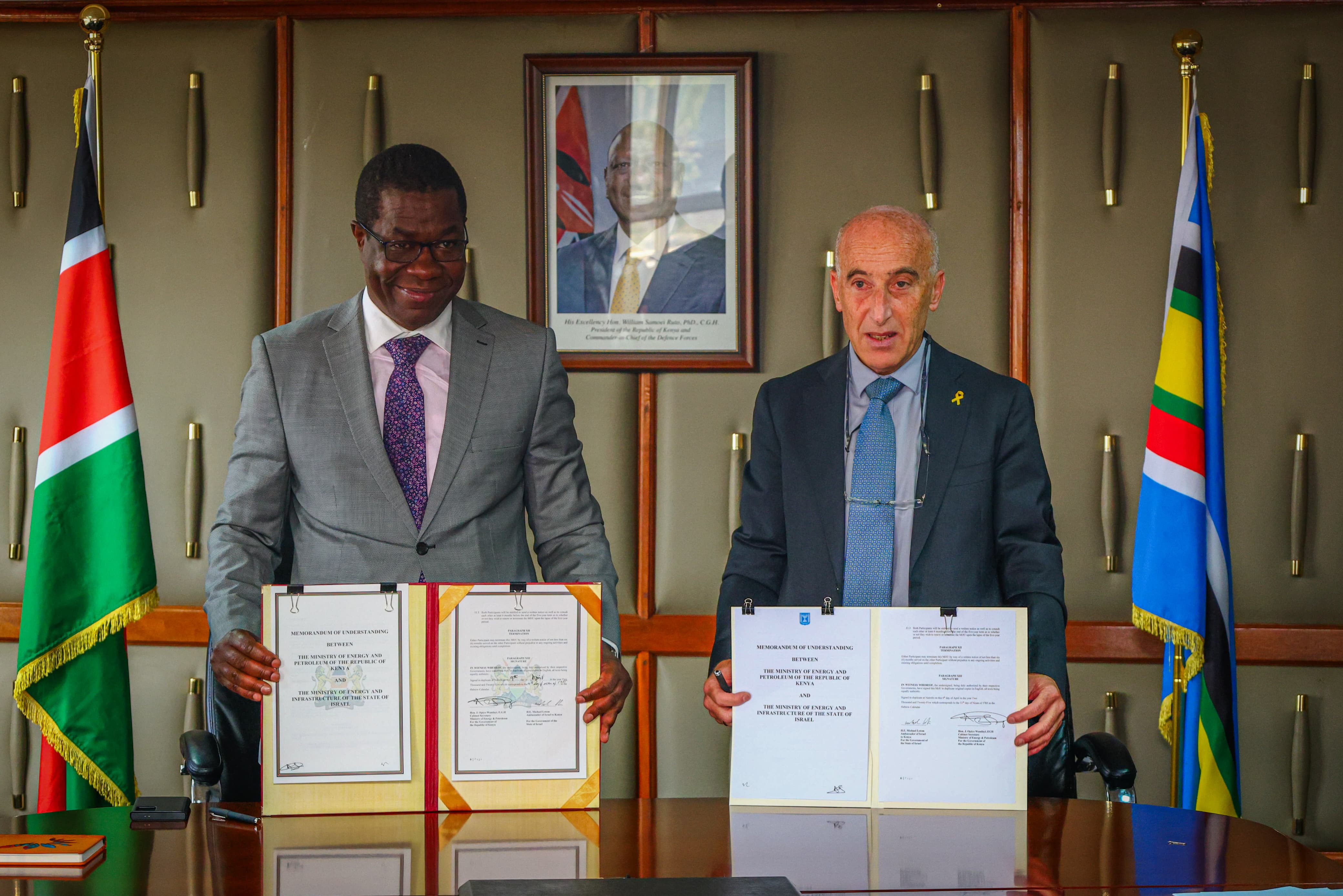 Kenya, Israel ink deal on energy