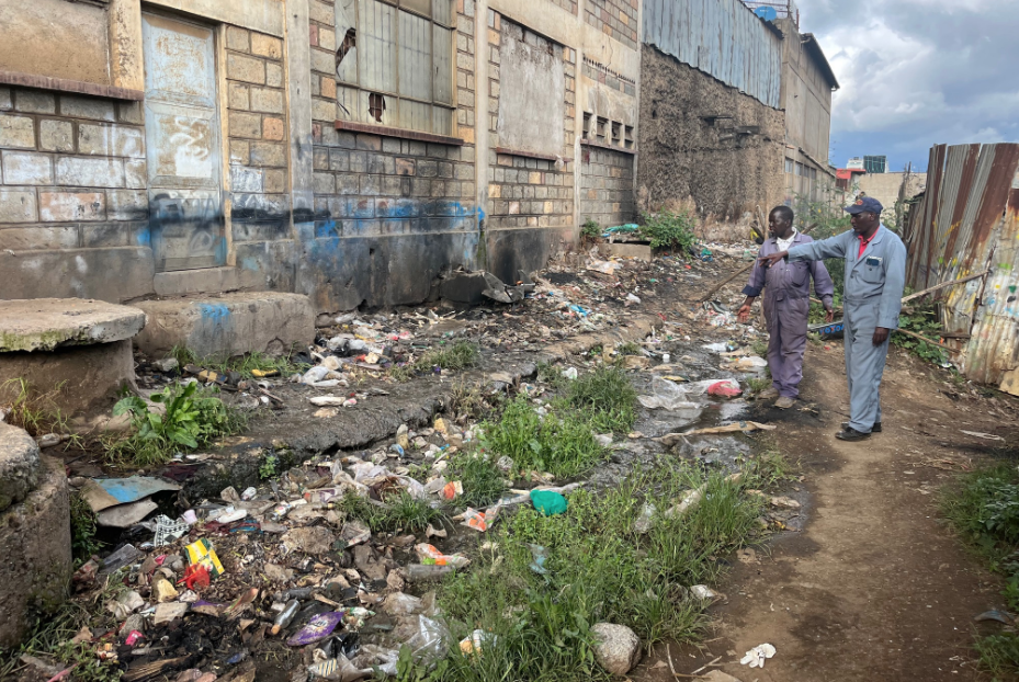 Eldoret traders fear for their health due to open sewers