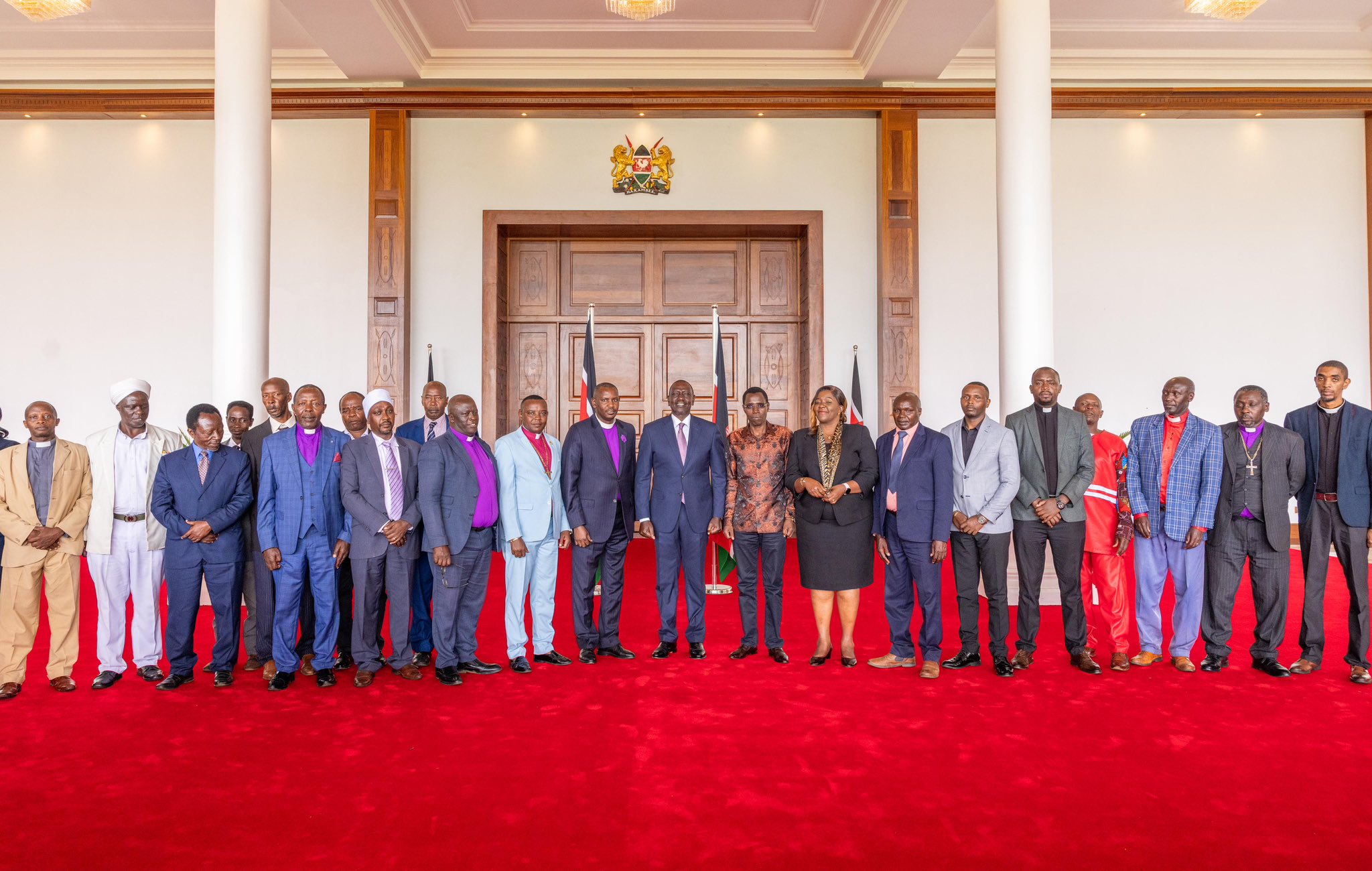 PHOTOS: Ruto meets Kiambu clerics at State House