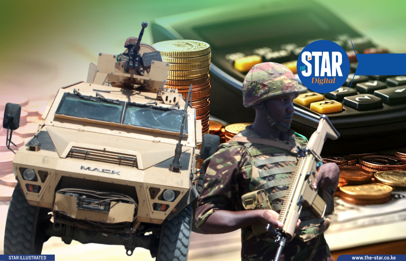 Kenya military expenditure (Sh bn)