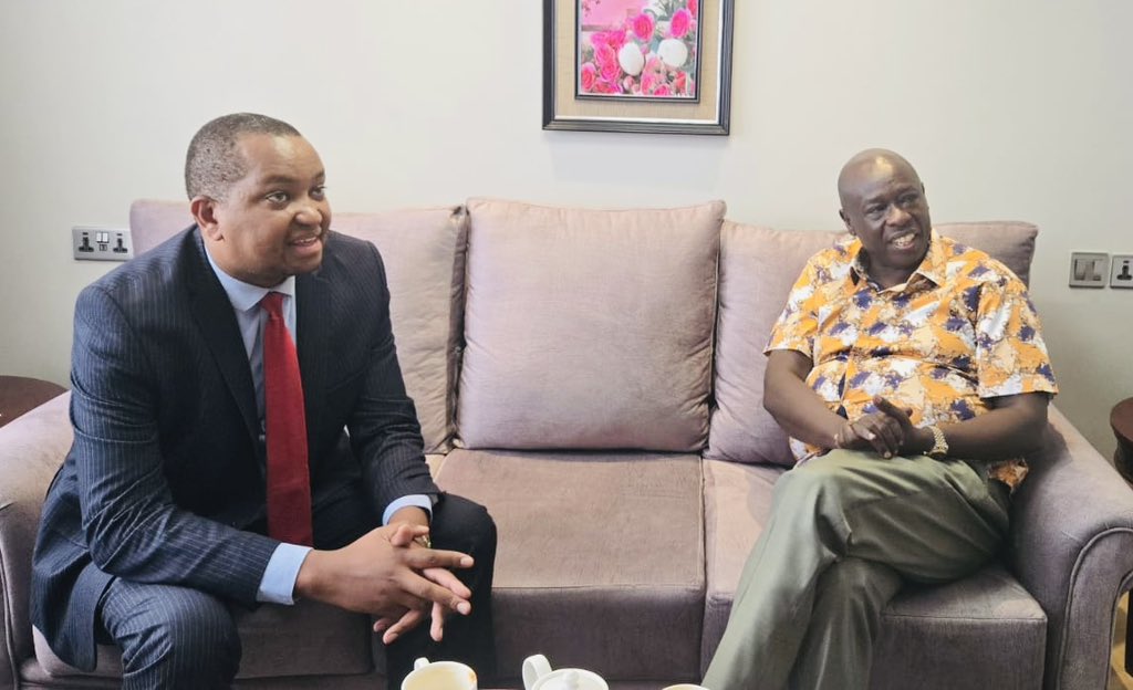 Gachagua meets Nyakera days after Ruto fired him