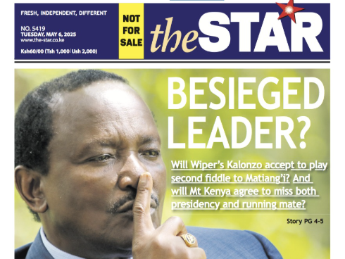 Brief: New alliance puts Kalonzo in tight corner