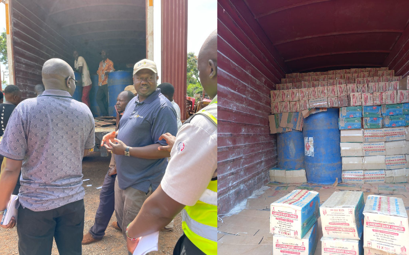 Nacada, police seize 35 containers of ethanol in Webuye
