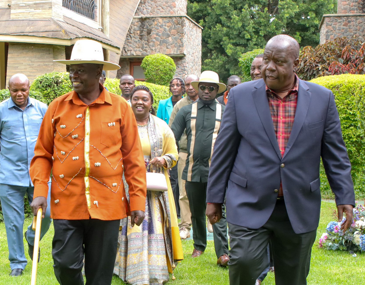 Opposition heavyweights converge in Nakuru during Kalonzo son’s wedding