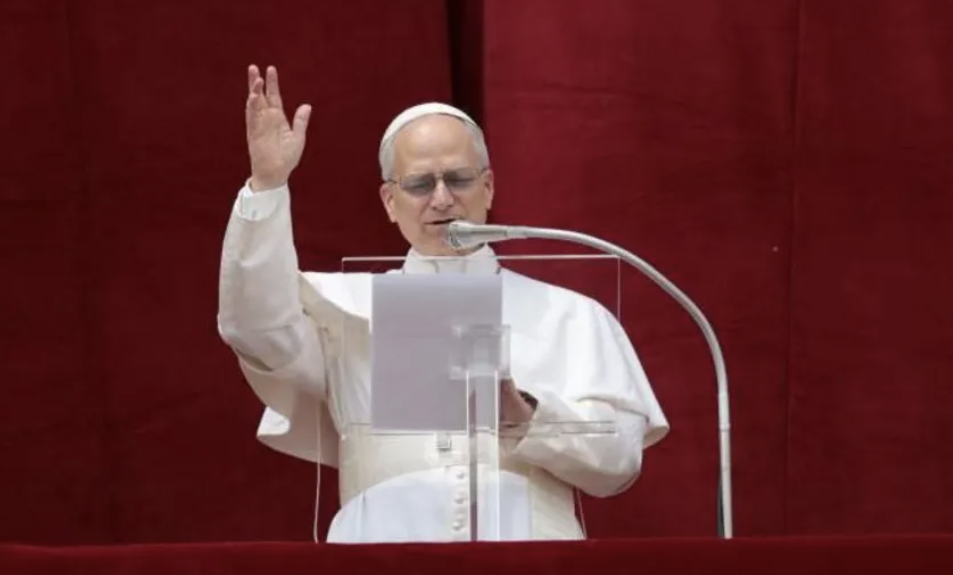 Pope Leo appeals for no more war in first Sunday address