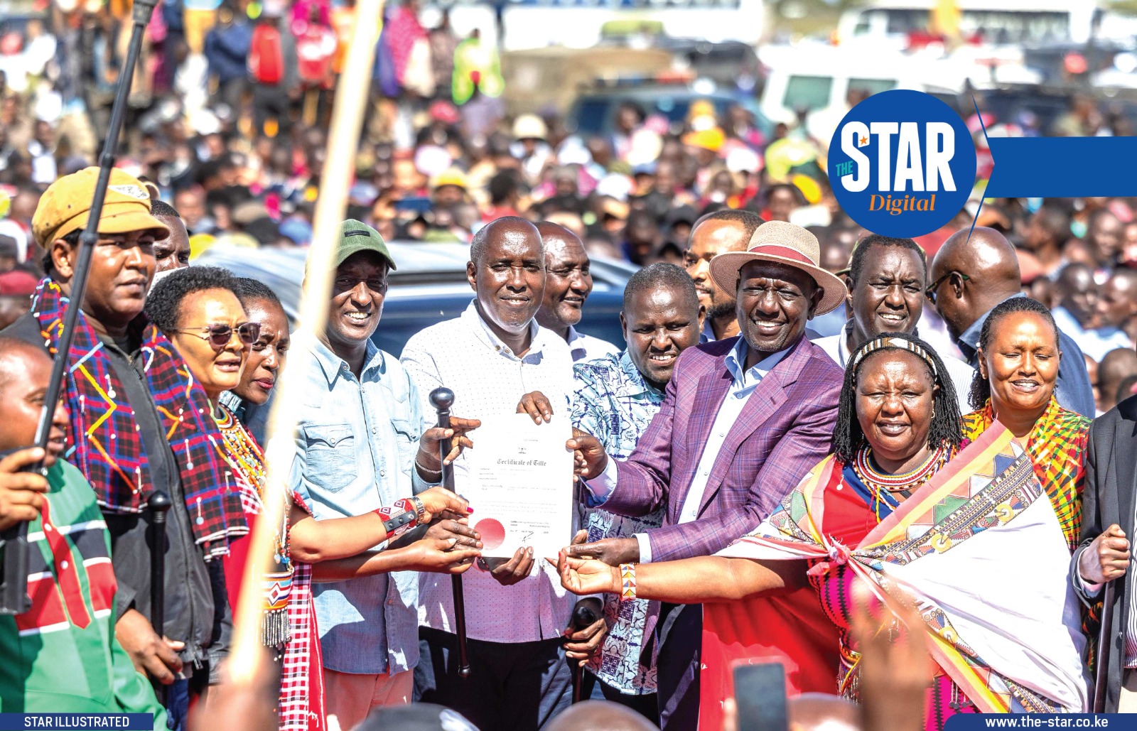 President Ruto's tour in Narok county