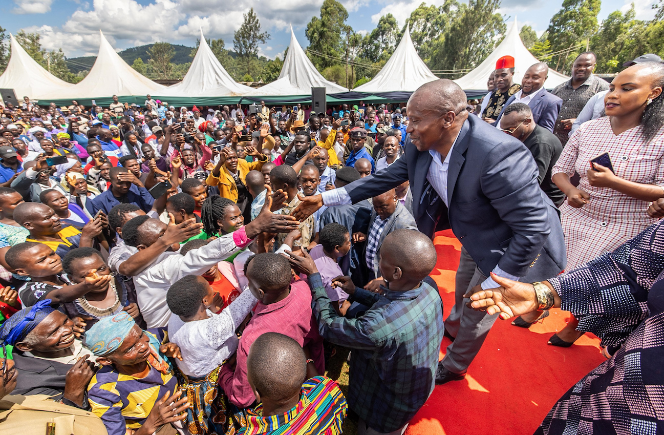 Ruto unveils new Sh5bn plan for hustlers (Pg 6 lead)