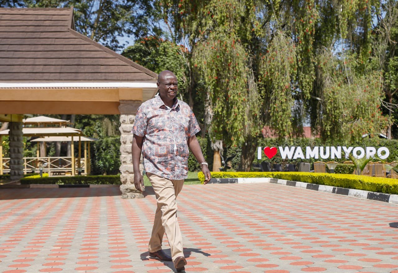 Gachagua explains 'I Love Wamunyoro' signage at his Mathira home