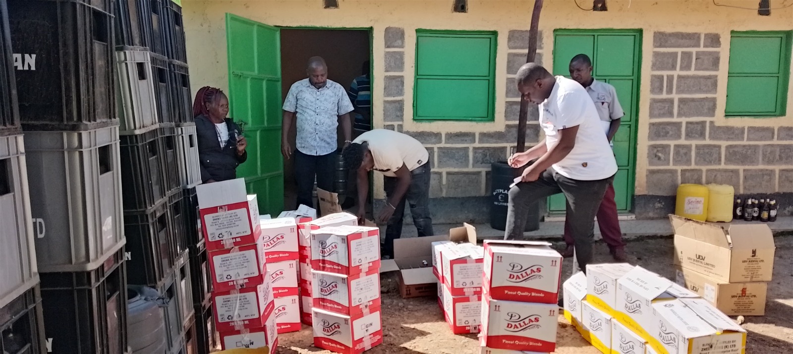 NACADA Seizes Suspected Counterfeit Alcohol in Nyandarua