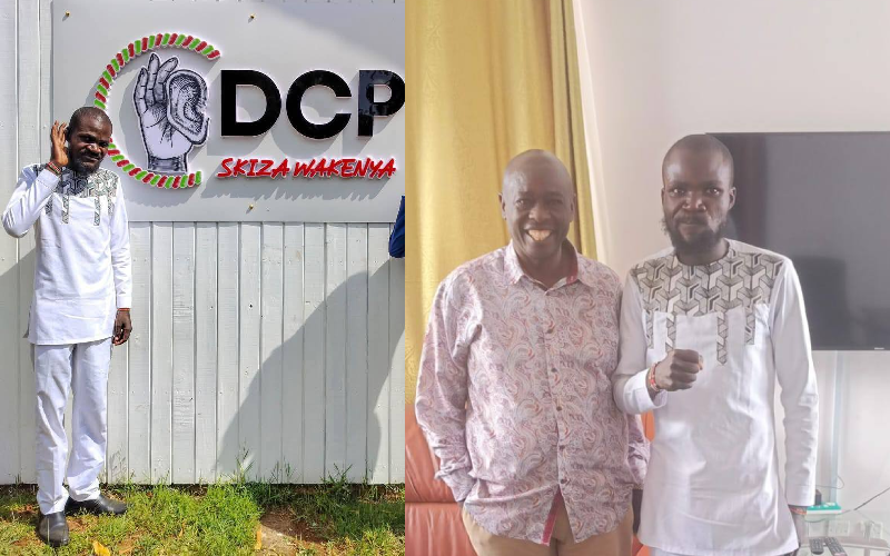 Vocal activist Nuru Okanga meets Gachagua