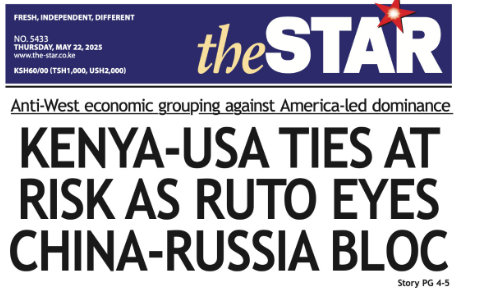 News Brief: Kenya-US ties at risk as Ruto eyes Brics