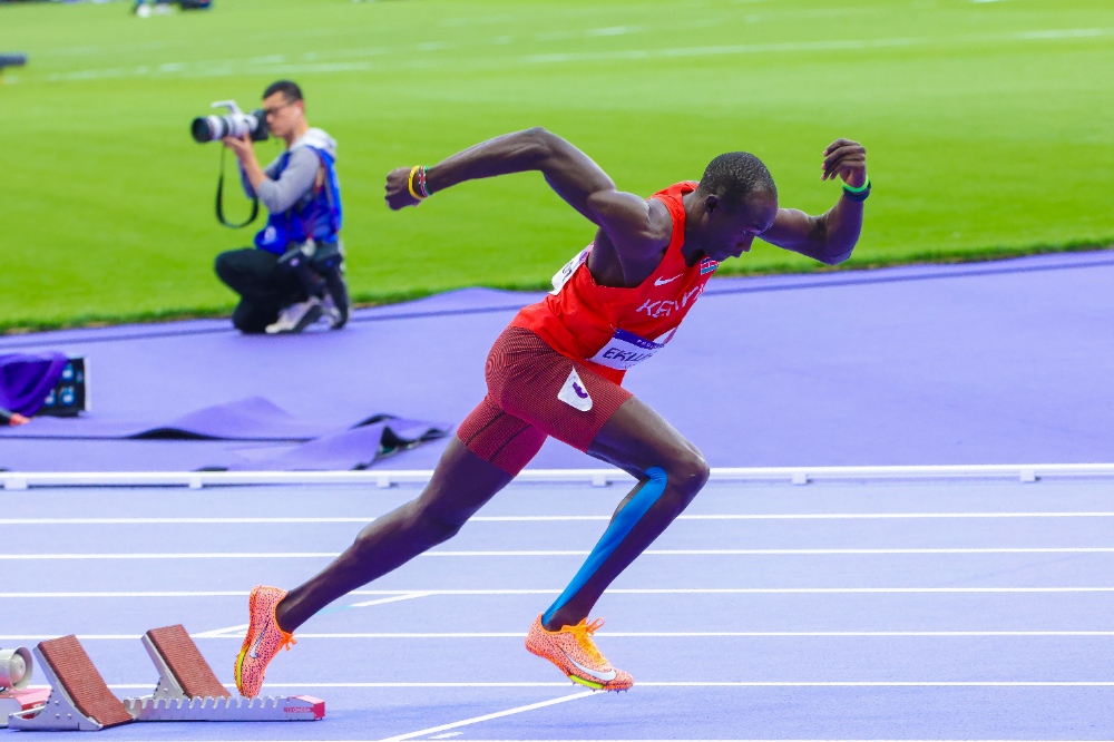 Zablon Ekwam in a previous race/ FILE