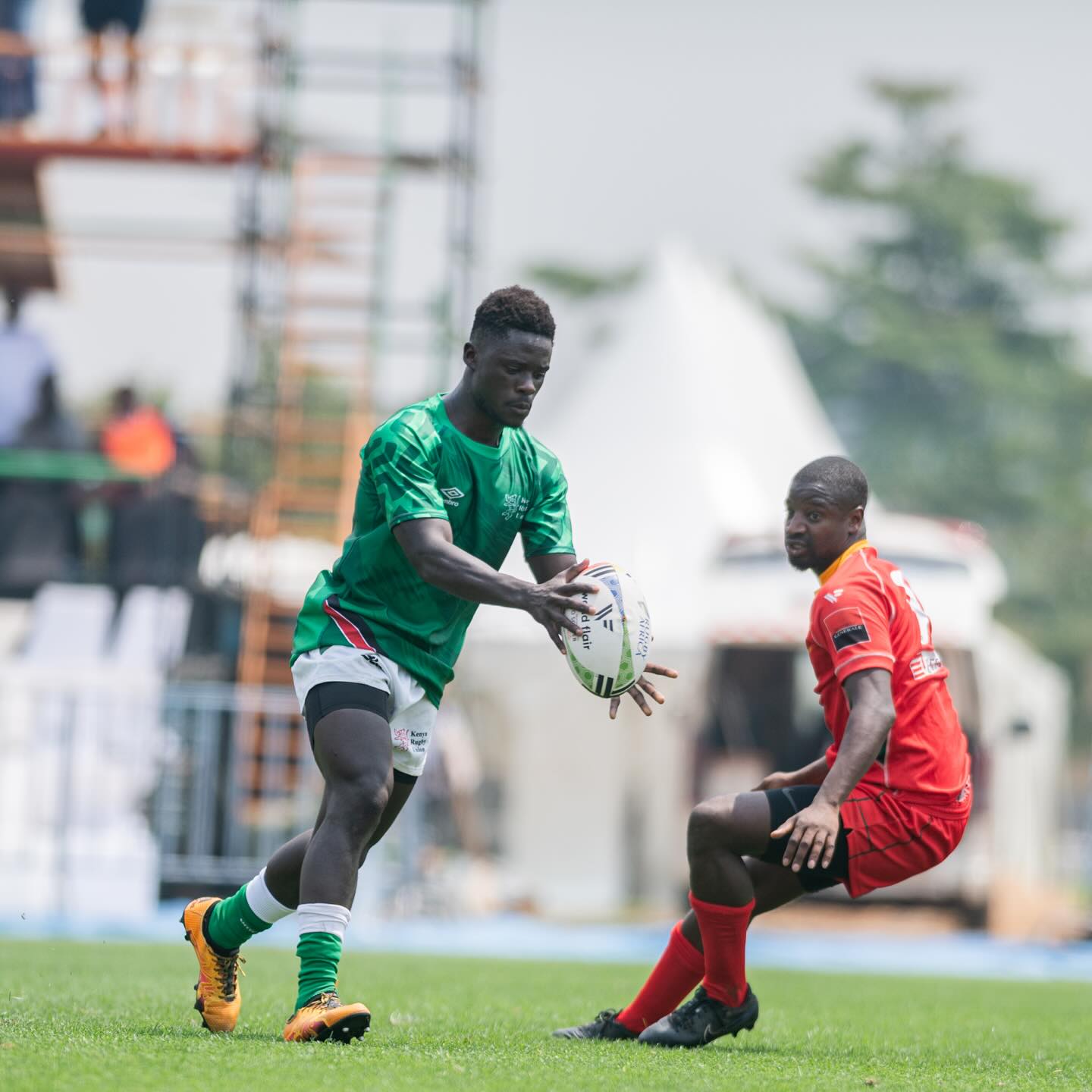 Simbas scrumhalf  Barry Young in action against Senegal during the Africa Cup in Kampala, Uganda, last year/FILE